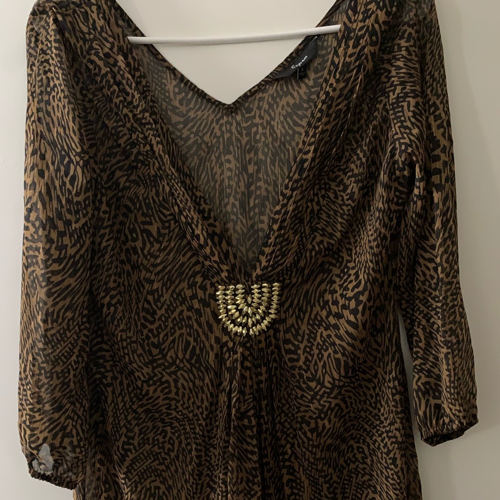 Shear blouse